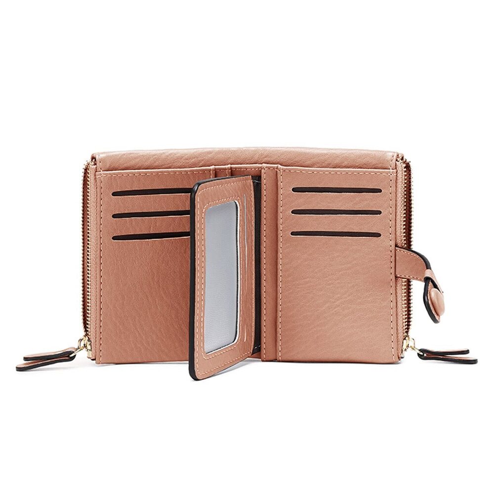 7613 Wallets Leather Wallets Rfid Small Wallet Billfolds ,Trifold Mini